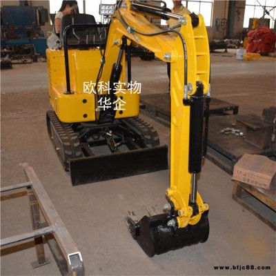 超小型挖掘機履帶式 蘋果果園挖坑專用小型挖掘機 ?歐科0.8噸微型迷你挖掘機