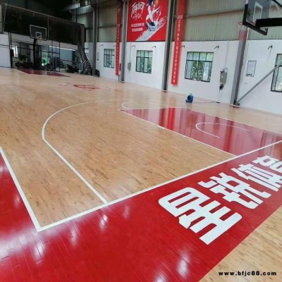 運動木地板 國產 體育館木地板 籃球場運動木地板 鑫力亞AB級面板