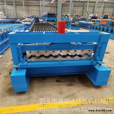 彩鋼750型橫掛板成型機(jī) 鑫威達(dá) 外墻橫掛板成型機(jī) 全自動(dòng)750型彩鋼壓瓦機(jī)