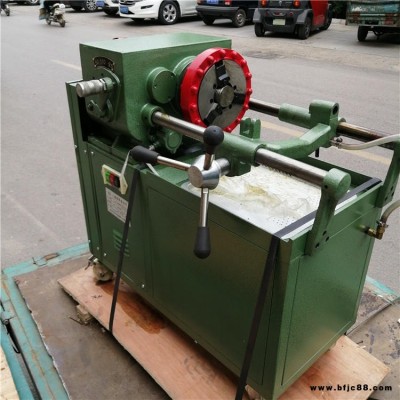 加工圓鋼外螺紋套絲 三速圓鋼套絲機 鑫宏圓鋼螺紋加工 操作簡單