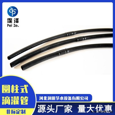 霈澤16mm內(nèi)鑲圓柱滴灌管滴水管毛管大棚灌溉滴灌 PE管果樹(shù)葡萄滴灌管
