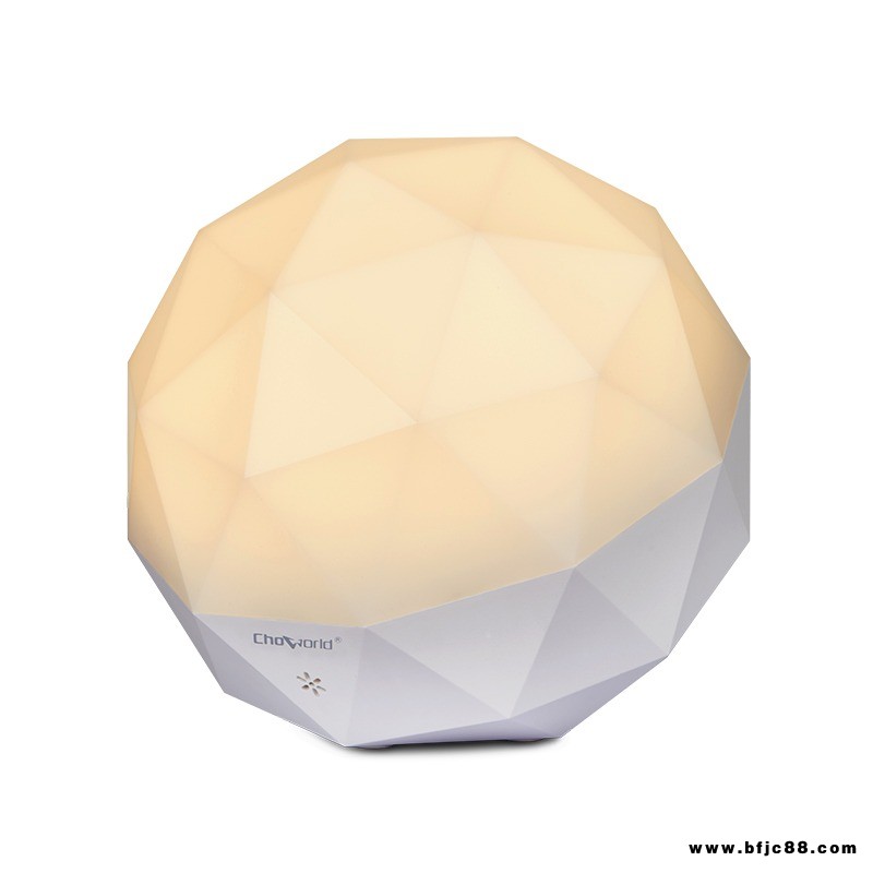 Choword超維 SL3507L鉆石魔球創(chuàng)意臺(tái)燈 臥室床頭情景氛圍裝飾LED燈 智能觸控充電護(hù)眼暖光小夜燈 批發(fā)包郵