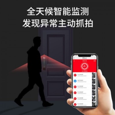 博克3D人臉識別指紋鎖可視貓眼密碼家用防盜門智能密碼鎖V5