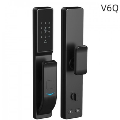 博克指紋鎖廠家家用密碼鎖智能鎖防盜全自動智能門鎖電子鎖V6Q