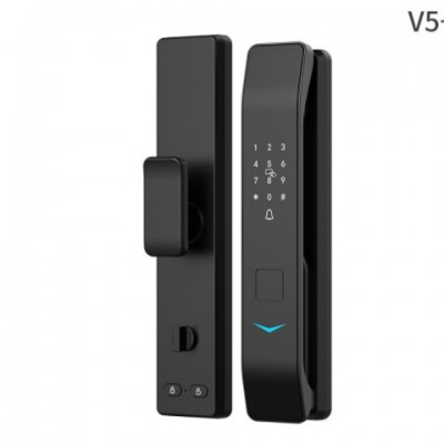 博克智能鎖全自動(dòng)指紋鎖智能門鎖家用防盜門智能密碼鎖V5+批發(fā)