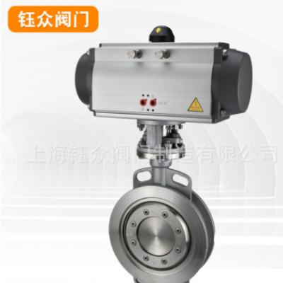 氣動(dòng)不銹鋼蒸汽硬密封對(duì)夾蝶閥D673W-16P 耐磨高溫導(dǎo)熱油蝶閥DN80