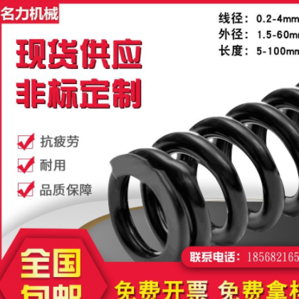 廠家現貨不銹鋼碳鋼合金鍍鋅電泳發黑藍壓縮拉伸扭轉異形大小彈簧