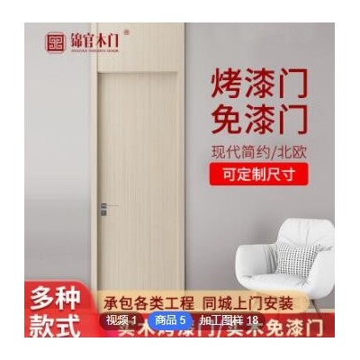 房間門柜門成都廠家定做簡易室內臥室門實木復合生態(tài)門免漆工程門