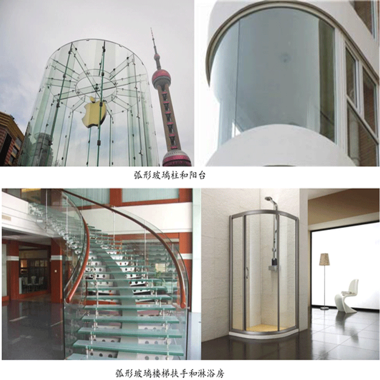 廠家定制藝術夾絲淋浴房5+5鋼化玻璃平開門浴屏簡易方形沐浴房示例圖10