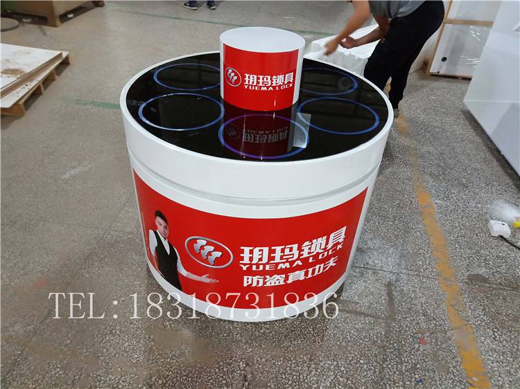 指紋鎖展架 廊坊永清櫻花指紋鎖展架通用鎖孔