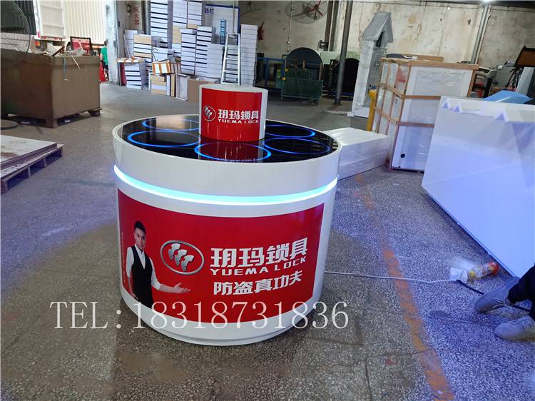指紋鎖展示柜 贛州于都云米指紋鎖展示柜批發價格
