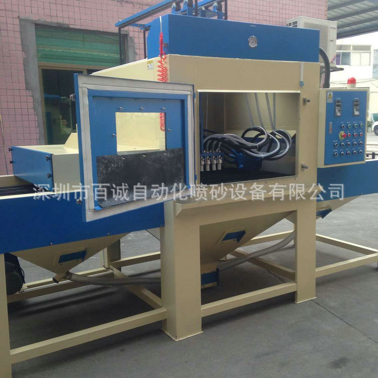 瓷磚噴砂機 瓷磚背景墻自動噴砂機 石材打深度自動噴砂設備廠家示例圖6