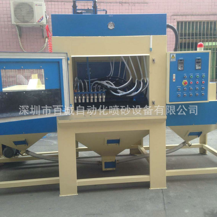 瓷磚噴砂機 瓷磚背景墻自動噴砂機 石材打深度自動噴砂設備廠家示例圖7