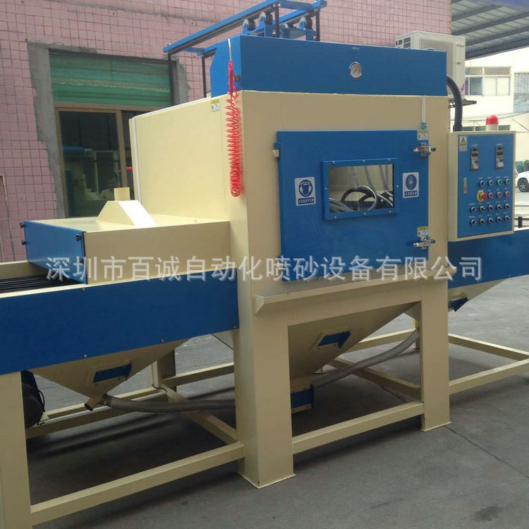 瓷磚噴砂機 瓷磚背景墻自動噴砂機 石材打深度自動噴砂設備廠家示例圖5