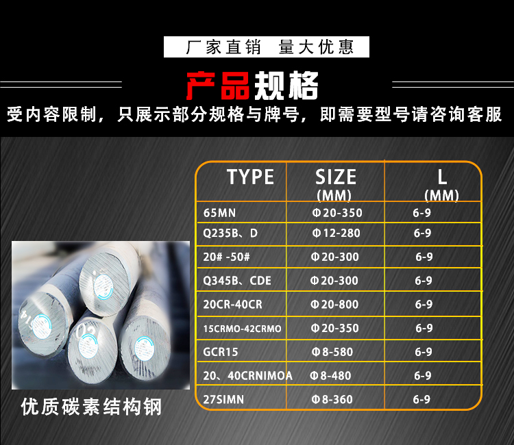 40CrA圓鋼  40crnimo圓鋼切割零售 山東九鴻