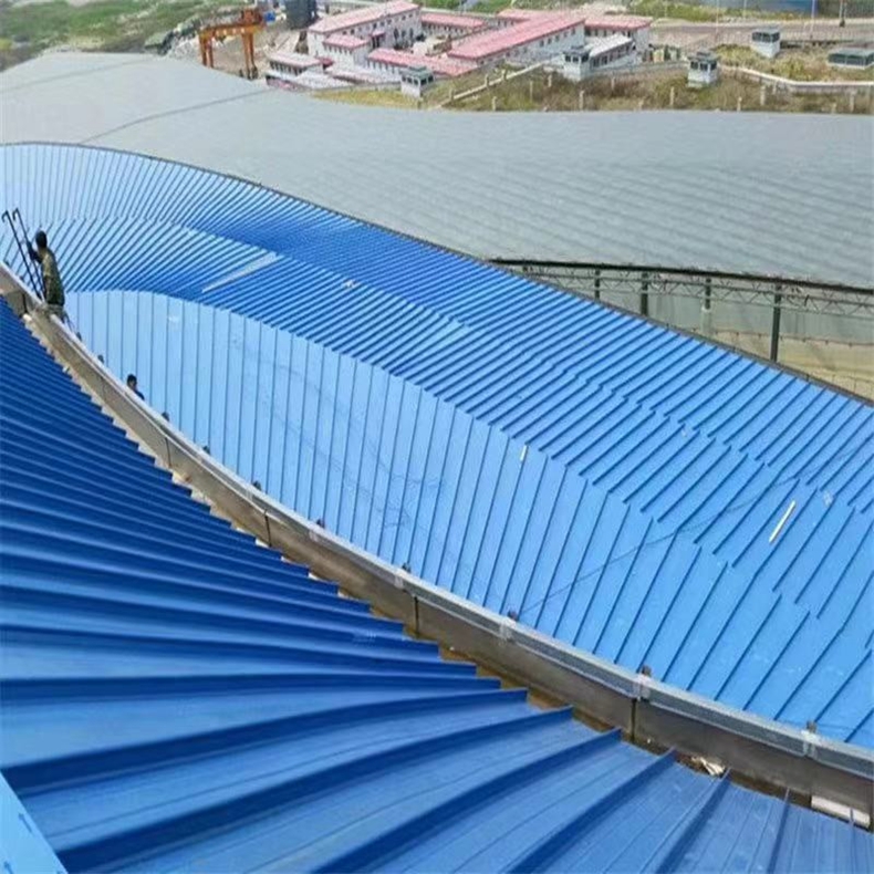河南錦昱大型建筑用環(huán)保安全直立邊鋁鎂錳彩涂板65-430型