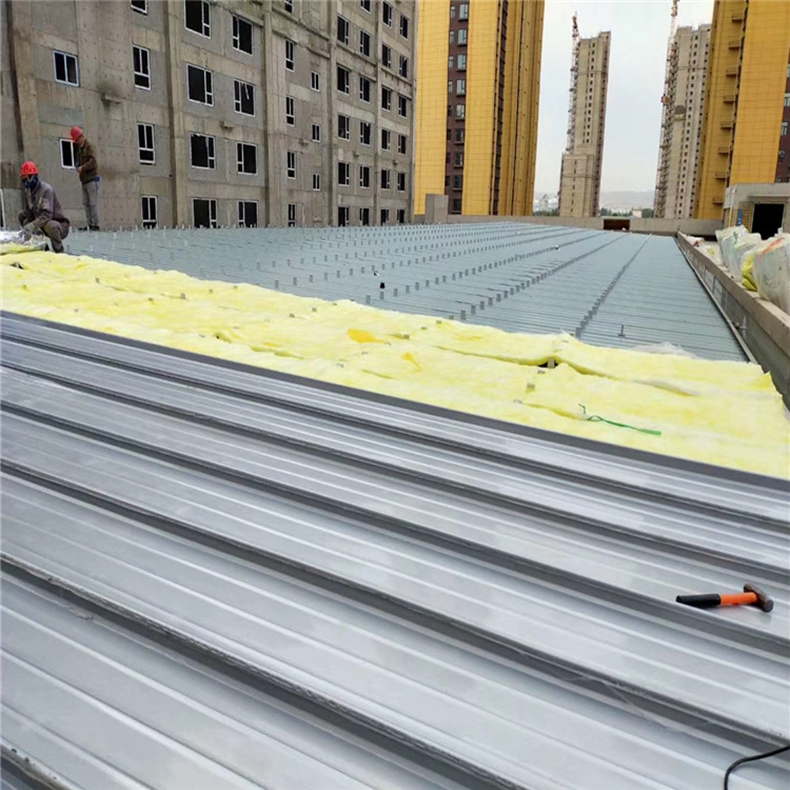 河南錦昱大型建筑用環(huán)保安全直立邊鋁鎂錳彩涂板65-430型