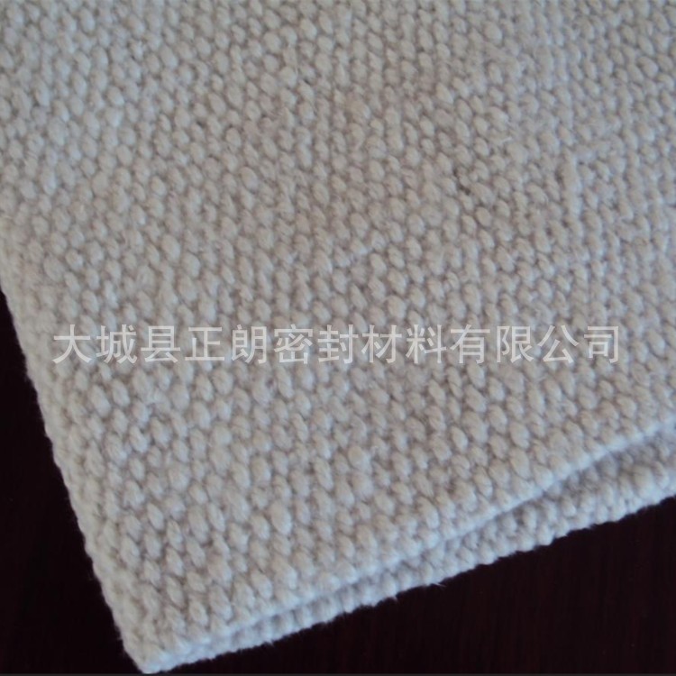 批發3mm厚加鋼絲陶瓷纖維布 耐高溫耐磨陶瓷纖維防火布示例圖4