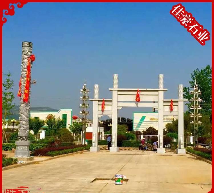 石雕龍柱 石柱子 龍柱 石龍柱 石雕盤龍柱 石盤龍柱生產(chǎn)定制示例圖45