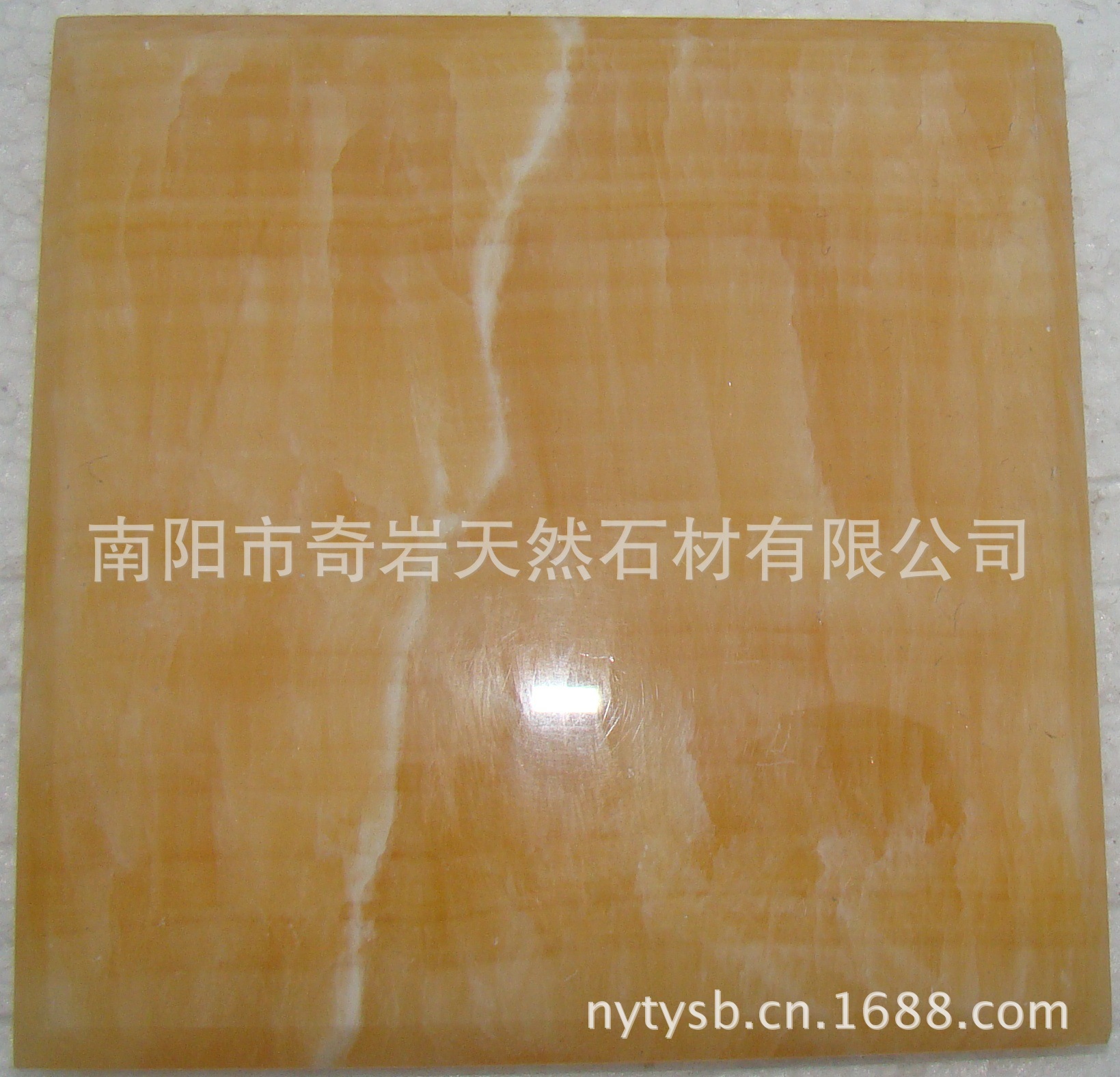 供應 河南米黃玉大理石臺面 精品松香玉石異形板 大理石弧形板示例圖4