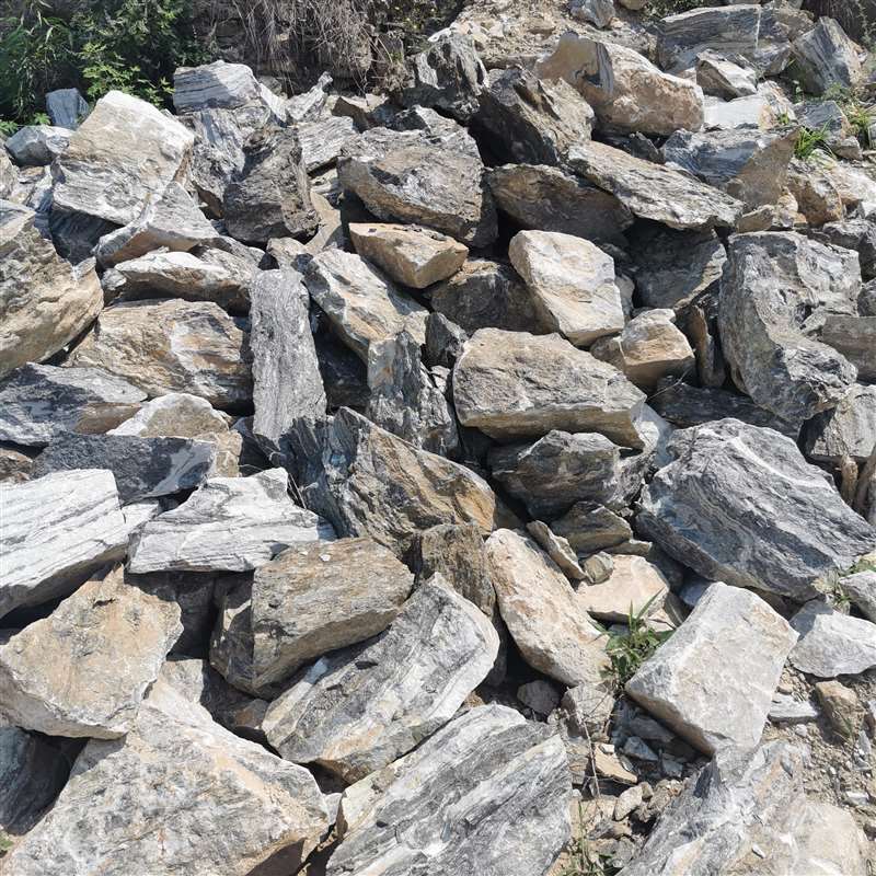贊皇 湖州砌墻護坡景觀石批發價格 手搬石