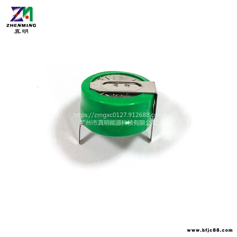真明ZM 20H鎳氫扣式電池2.4V20mAh應(yīng)急燈電池加工定制