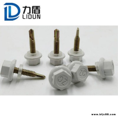 塑料自攻絲 尼龍頭鉆尾螺栓 防水燕尾螺釘 白色 灰色 紅色 藍色 非標國標 歡迎來電 力盾緊固件