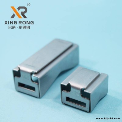供應興榮XR0UCC電箱不銹鋼滑槽固定夾 廣告牌鋁槽夾連接件 不銹鋼滑槽夾扣