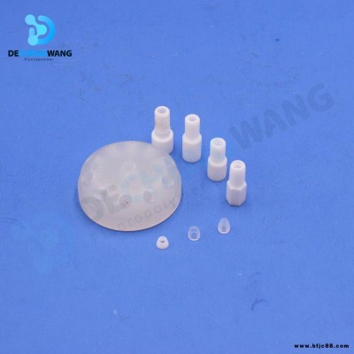 【德誠旺】水質(zhì)分析耗材，管路連接件，聚四氟乙烯定制，PTFE制品，生產(chǎn)廠家