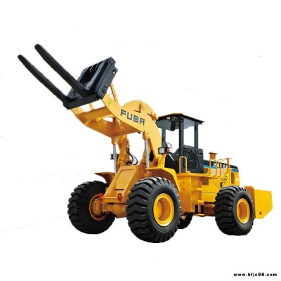 石材礦山堆場用FDM761T-23福大機械23噸叉車 23噸叉裝車 荒料搬運輪式叉裝機