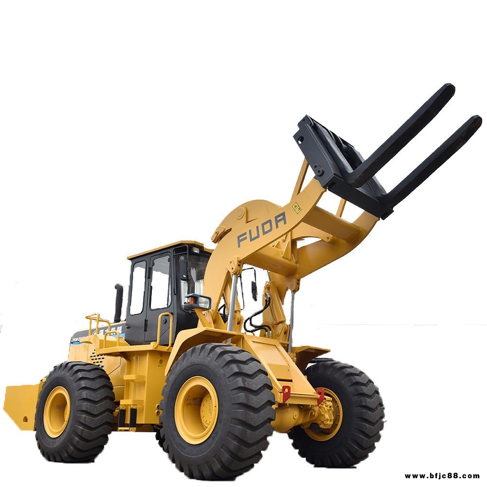 石材礦山堆場(chǎng)用FDM756T-18福大機(jī)械18噸叉車 18噸叉裝車 荒料搬運(yùn)輪式叉裝機(jī)