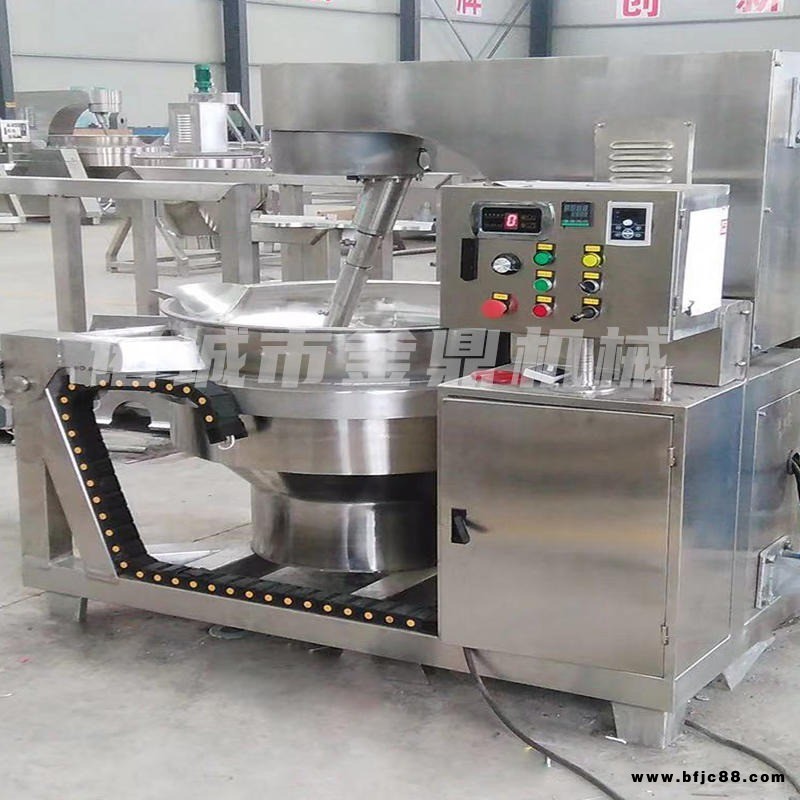 釜鼎FD-400L電加熱自動炒菜鍋 自動攪拌化糖鍋  醬料熬制設備 豆沙餡料自動攪拌夾層鍋 優質自動攪拌煉油鍋 常年供應