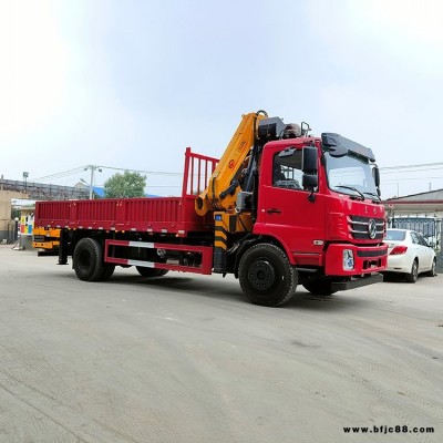 恒沃藍牌折臂式隨車吊 東風(fēng)汽車底盤折臂平板吊 12噸折臂式隨車起重機