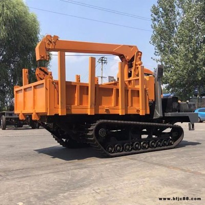 恒沃自行走履帶式隨車吊 履帶平板運輸?shù)踯?多功能履帶隨車起重機