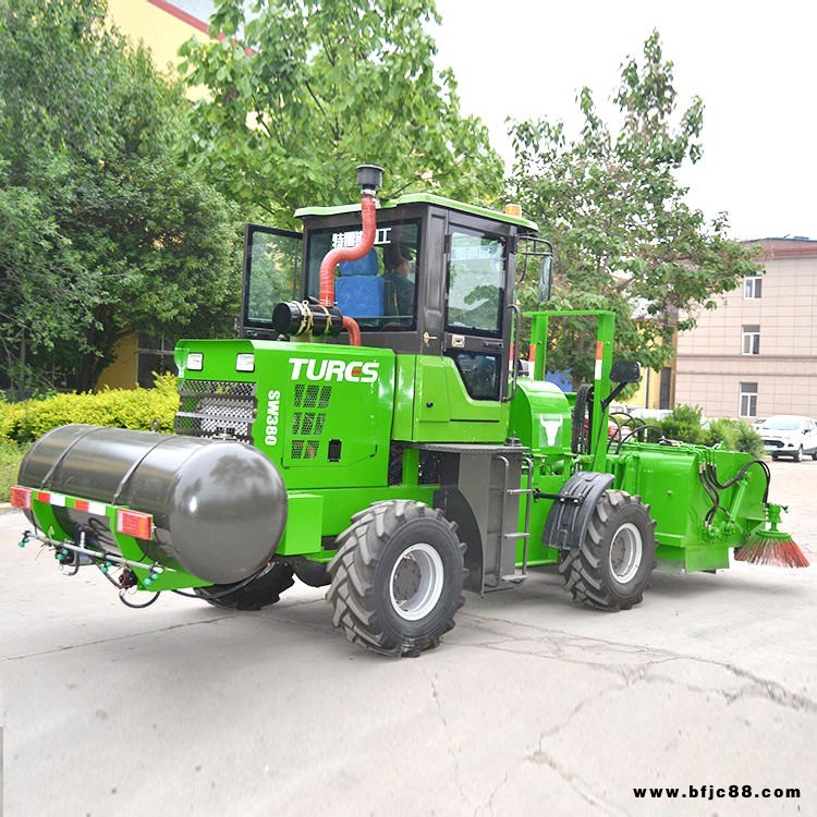 SW380工程清掃車 攪拌站清掃車 商砼站清掃機(jī) 混凝土攪拌站掃地機(jī)  特雷斯