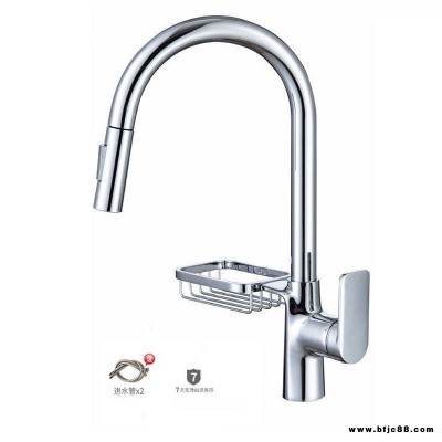 帶肥皂框灰色水龍頭廚衛(wèi)水槽龍頭家用公寓樓酒店賓館單孔銅主體