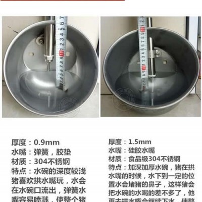豬用飲水碗豬用不銹鋼環保水碗豬飲水器水嘴 山東佰牧興節水水碗 豬水碗自動養豬水碗廠家