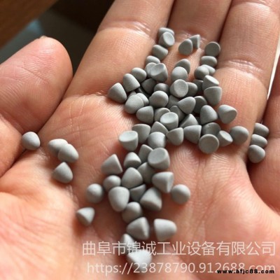 粗拋棕剛玉圓球磨料去毛刺倒角研磨石振動機專用磨料