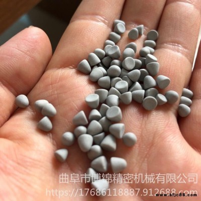 供應去毛刺倒角磨料 棕剛玉圓球 研磨圓球 斜三角研磨石