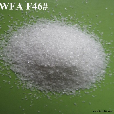 24小時內(nèi)發(fā)貨 Al2O3 99.2% 白剛玉F46#目 噴砂磨料白剛玉