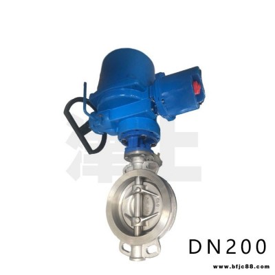 廠家供應  伯納德  硬密封蝶閥  DN200  防腐手動蝶閥   手動渦輪蝶閥