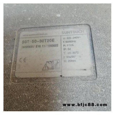 zzz供電動蝶閥全套含閥體 型號: SGT50-30T20E庫號：M385150