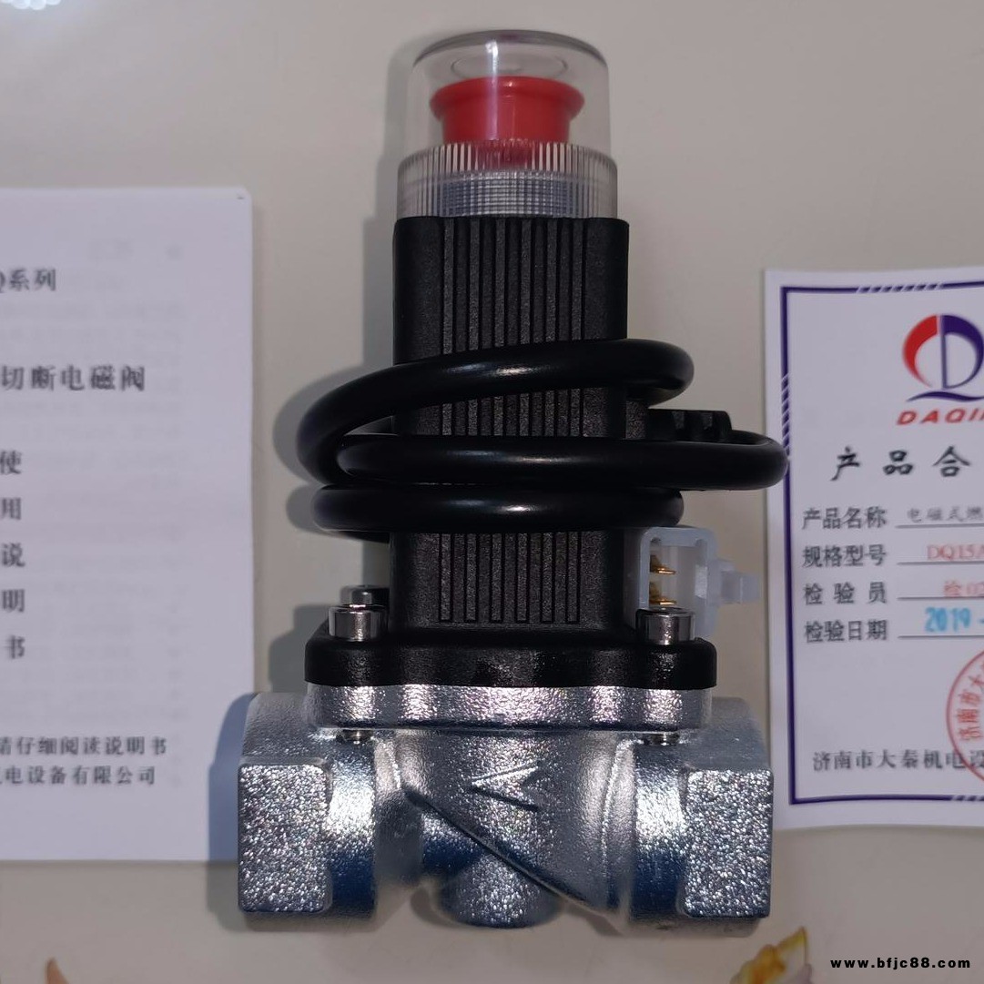 家用燃氣切斷閥 燃氣電磁閥 燃氣緊急切斷閥 防爆電磁閥 煤氣管道電磁閥 家用燃氣報警器專用閥門 燃氣安全閥 自閉閥門