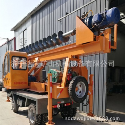 民房地基螺旋打樁機(jī)大型旋挖鉆機(jī) 工地地基打樁機(jī)快速鉆孔機(jī)