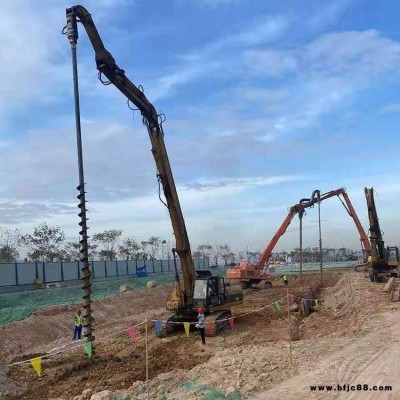 奧萊 地表勘探 挖掘機(jī)用 光伏樁長螺旋旋挖鉆機(jī) 60型