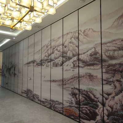 白銀市宴會廳移動隔斷宴會廳隔斷活動的簡易屏風盛景隔斷廠家