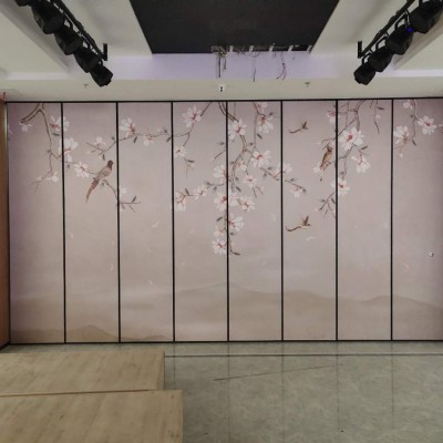 蘭州市酒店移動隔斷 屏風 宴會廳高隔斷酒店移動隔斷盛景隔斷廠家