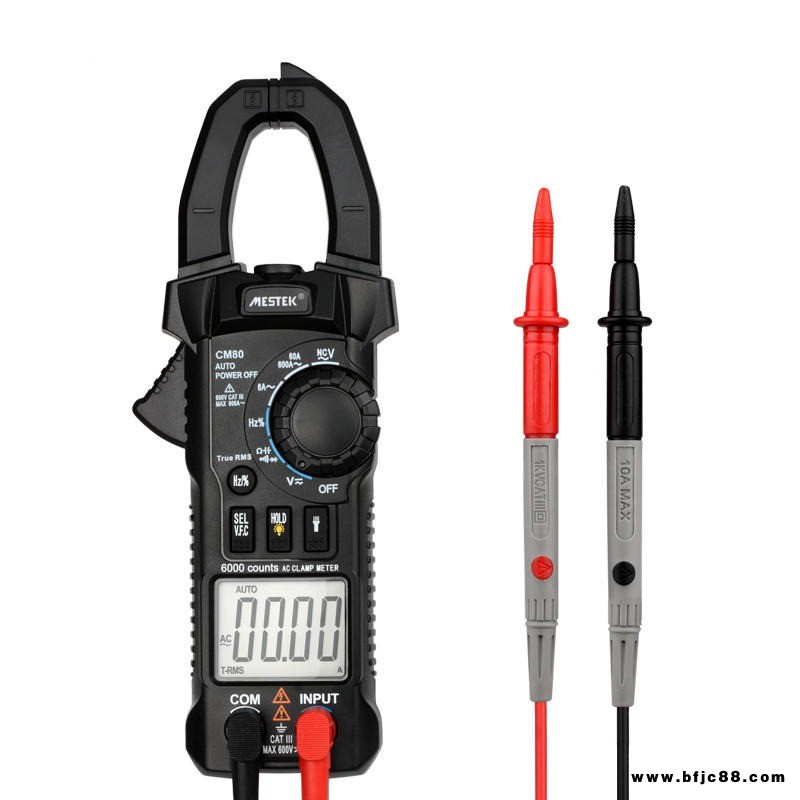 mestek cm80數(shù)字鉗形表高精度防燒鉗形電流表