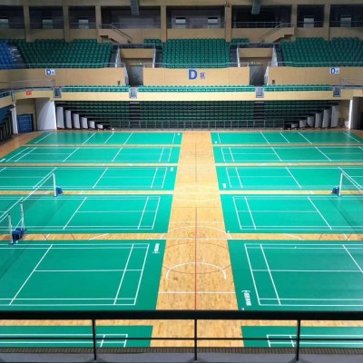 室內(nèi)PVC地板 寶石紋pvc運動塑膠地板價格 PVC綣材地膠 室內(nèi)籃球場運動地膠施工