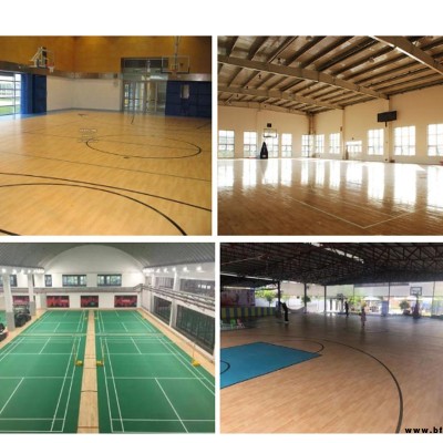 廣西柳州魚峰室內場館建設 室內球場地板材料 好地板更耐用